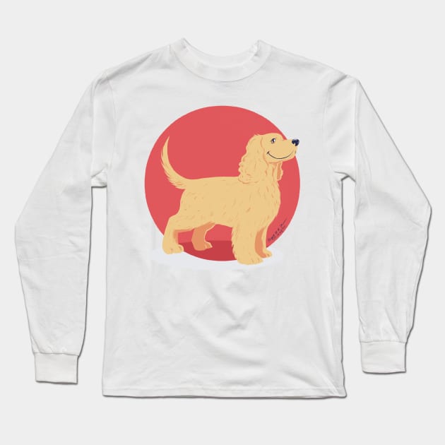 Cocker spaniel Long Sleeve T-Shirt by iambirgitte